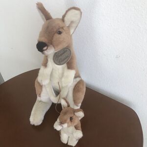 Russ Yomiko Classics Mommy & Baby KANGAROO 13" Plush Stuffed Animal